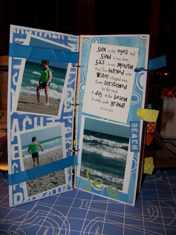 Beach Flip Envelope Book Page 1