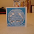 Dolphin B-day card