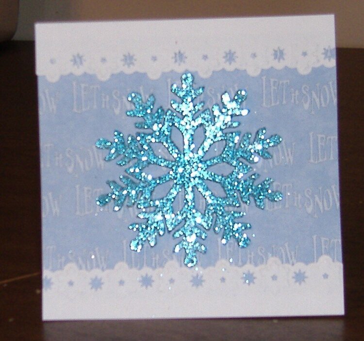 snowflake Christmas Card 2010