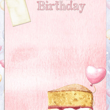 Happy Birthday card