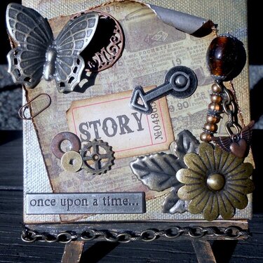 Steampunk Altered Canvas