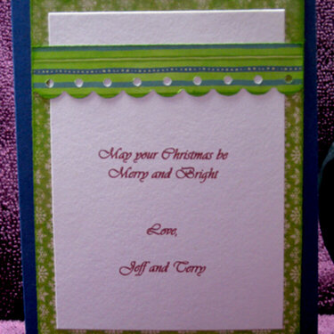 CHRISTMAS CARD 28 - INSIDE