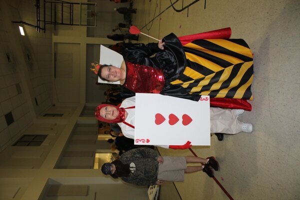 Queen of Hearts and Card Soldier