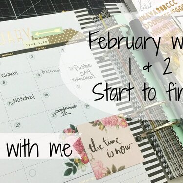 February week 1&amp;2 memory planner. **video**