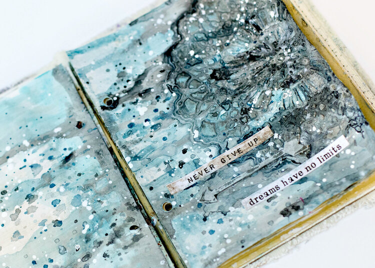 Art journal pages. **Video Tutorial**