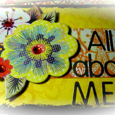 all about me mini album for sandra