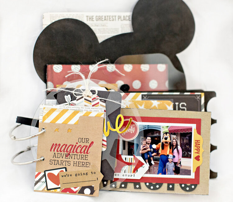 Disneyland scrapbook album