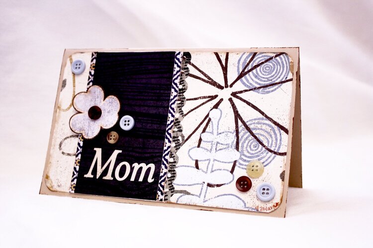 &#039;Mom&#039; Mother&#039;s Day Card