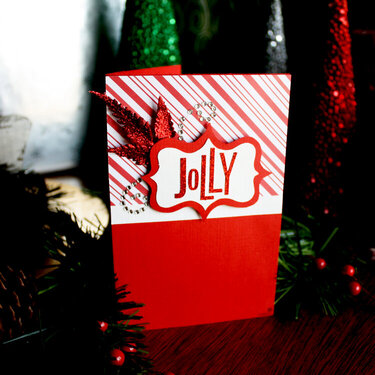 &#039;Jolly&#039; Christmas Card