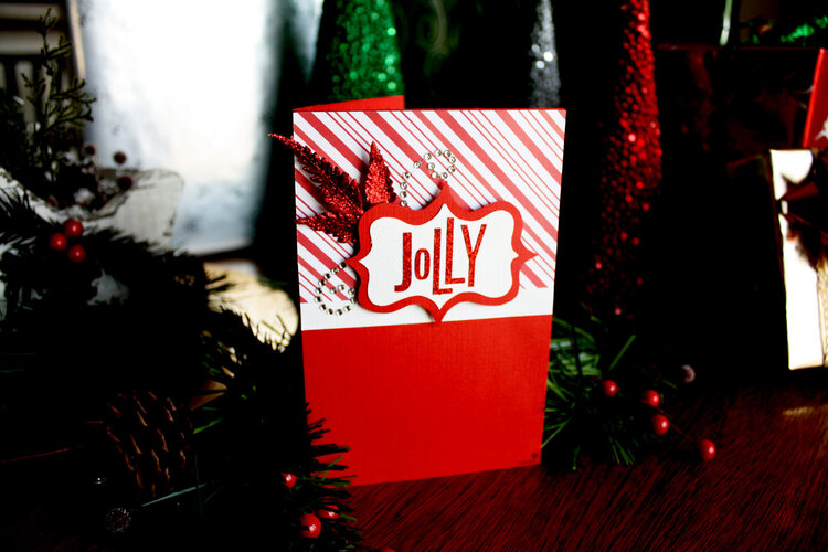 &#039;Jolly&#039; Christmas Card