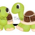 Little Turtles Paper Piecings