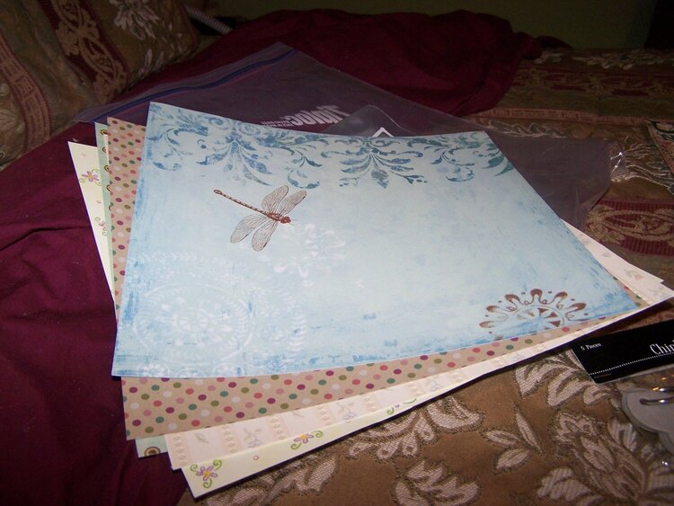 pretty paper from my scrap sister