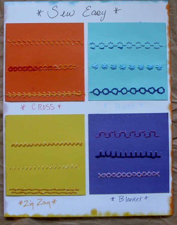 Sew Easy Reference Pages