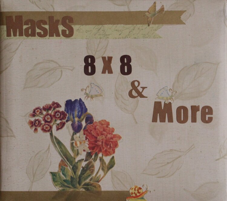 Masks 8x8 &amp; More mini book