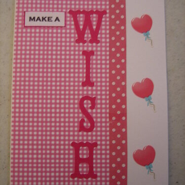 Make a Wish-pink balloons