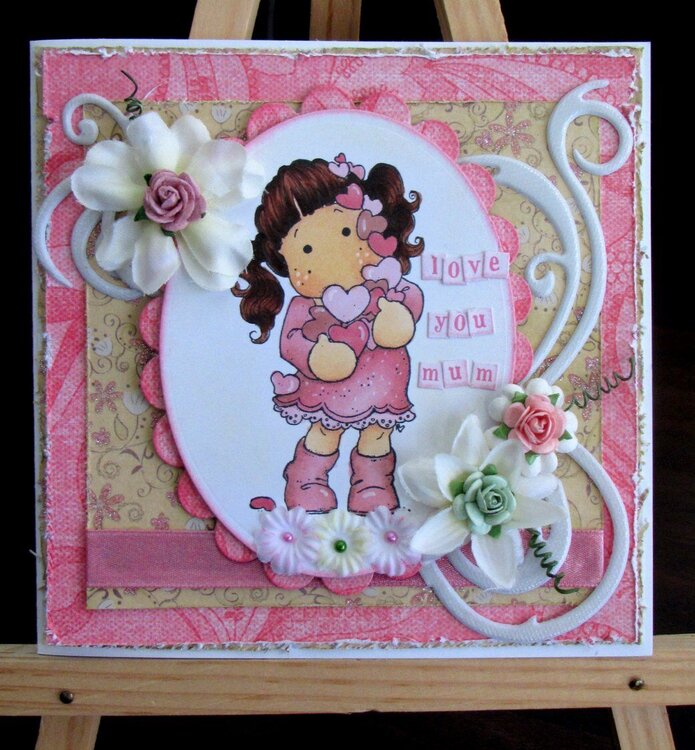 Mother&#039;s day card - Flourish with a Bling