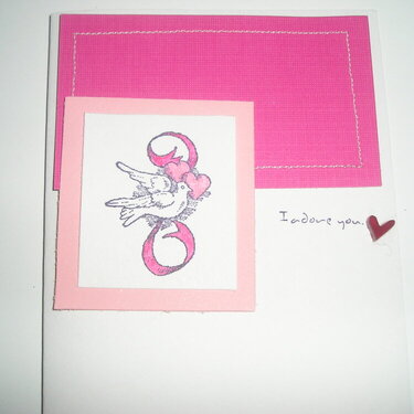 I adore you card