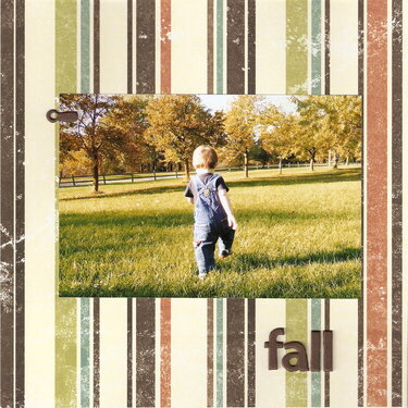 Fall - Page 1 (8x8 mini-album)