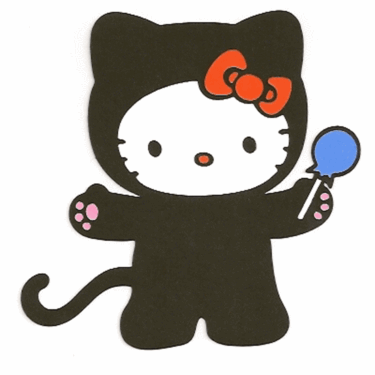 Hello Kitty Black Cat