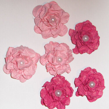 Pink Flowers - Linn&#039;s Flower Swap