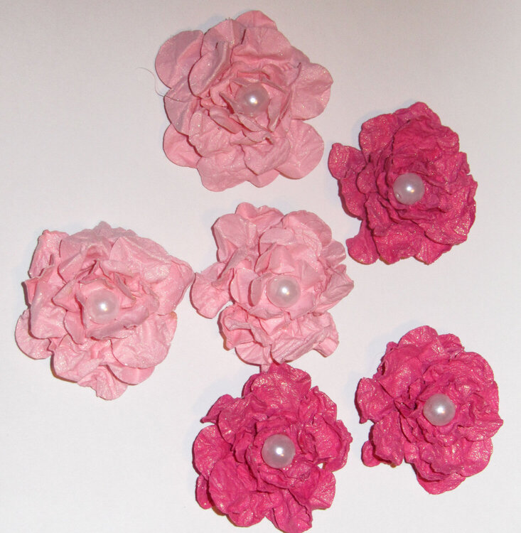 Pink Flowers - Linn&#039;s Flower Swap