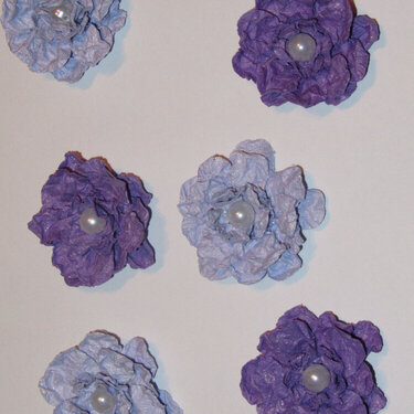 Purple Flowers - Linn&#039;s Flower Swap