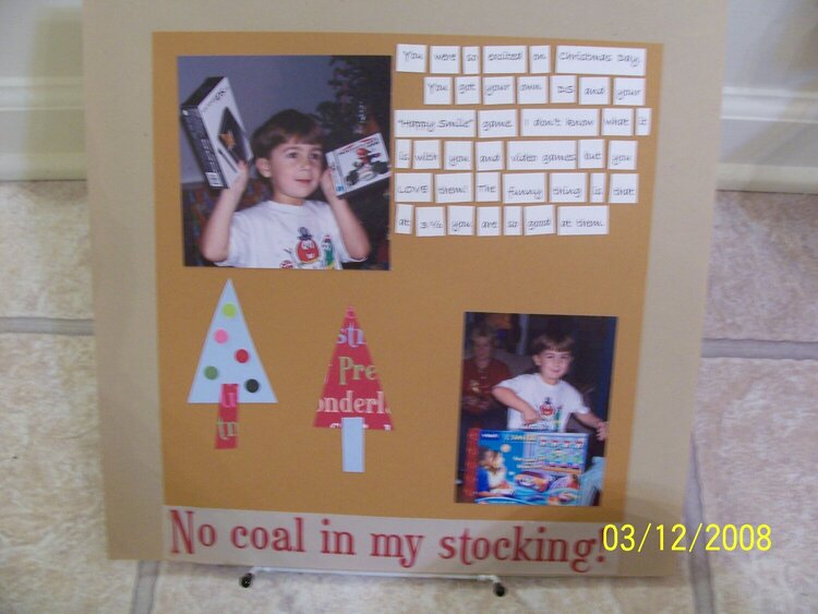 No Coal in my stocking