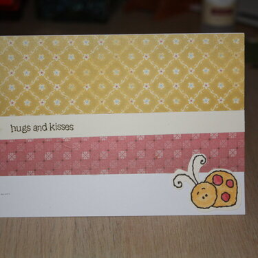 Any occasion card (hugs and kisses)