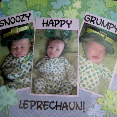 Snoozy, Happy, Grumpy Leprechaun!