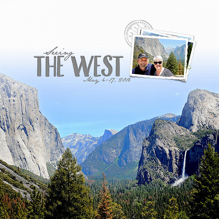 The West Travel Album Title Page