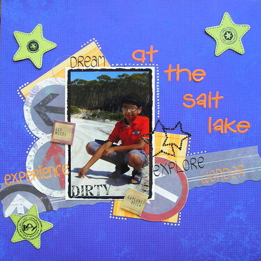 At the salt lake