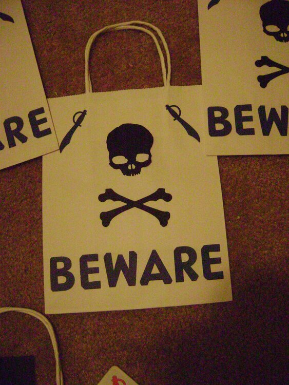Pirate Themed Favor Bags