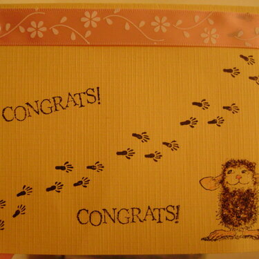 Congrats Card - House Mouse
