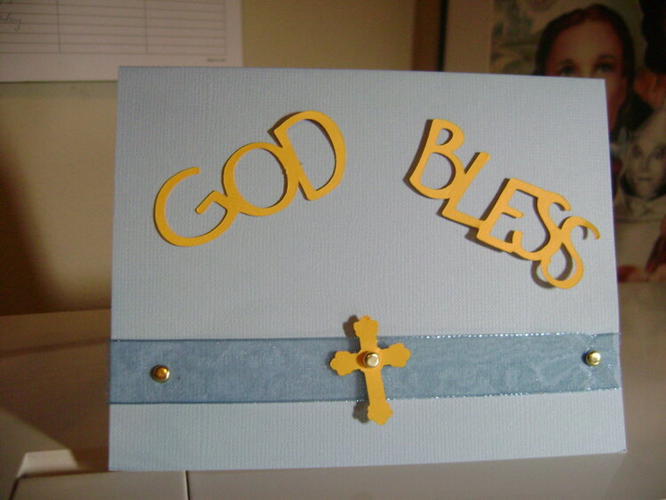 God Bless Card