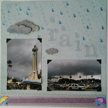 Rain, at Disney&#039;s Hollywood Studios