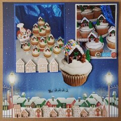 Christmas Town Cupcakes