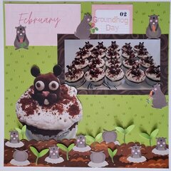Groundhog Day Cupcakes