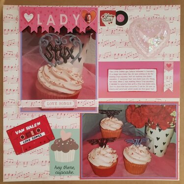 Styx and Van Halen Valentine&#039;s Cupcakes