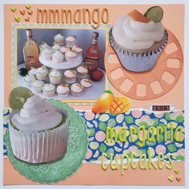 Golden/Mango Margarita Cupcakes