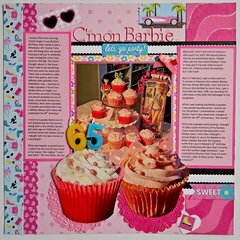 Barbie's 65th Cupcakes