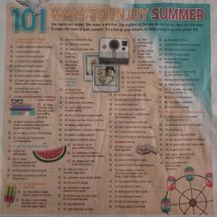 101 Ways To Enjoy Summer (Opening page)