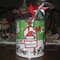 altered Christmas paint can