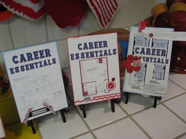 Graduation-Career essential table decorations