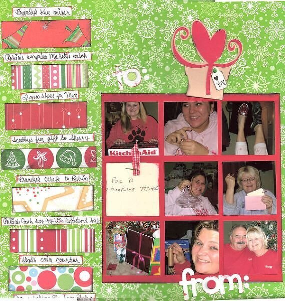 patterned paper #32;, Christmas gifts