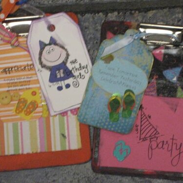 ALTERED CLIPBOARDS, party favors