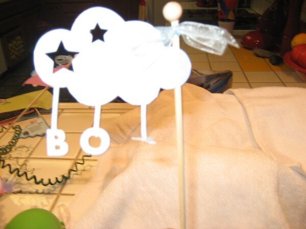 TwoPeas in a Pod twins baby shower centerpieces