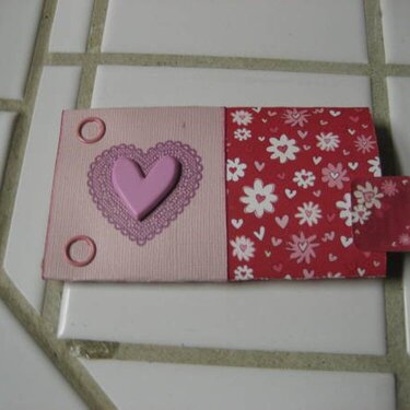Valentines gift card holdr