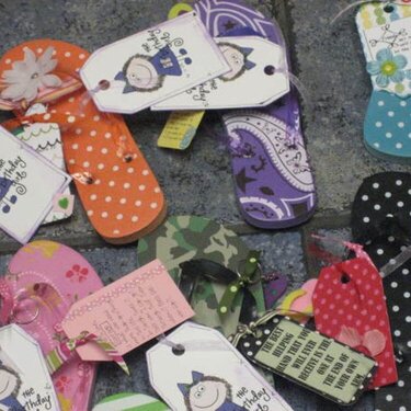 ALTERED FLIP FLOPS, party favors