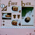 F is for First Bath