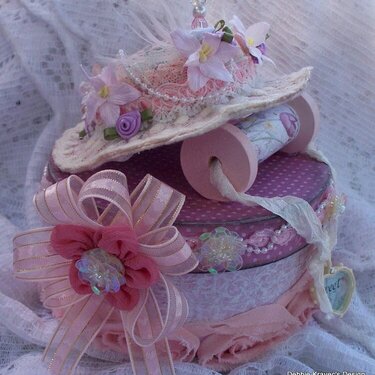 Pin Cushion Hat and Hat Box